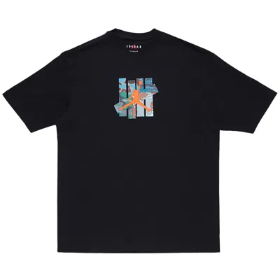 Pre-owned Air Jordan X Undefeated Strikes T-shirt 'black' | Men's Size M