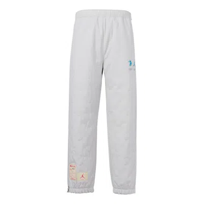 Air Jordan X Union Crossover Joggers 'grey' In White