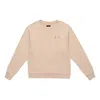 Air Jordan X Union Crossover Logo Solid Color Sleeve Sports Round Neck Asia Edition Khaki In Brown