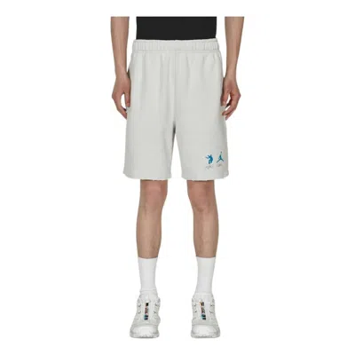 Air Jordan X Union Crossover Solid Color Casual Sports Breathable Shorts Us Edition Unisex Gray In White