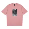 Air Jordan X Union La Dunk Printing Sports Round Neck T-shirt 'pink'