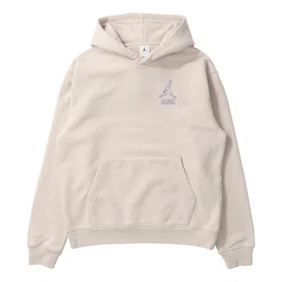 Air Jordan X Union La Fleece Hoodie 'light Orewood Brown' In Neutral