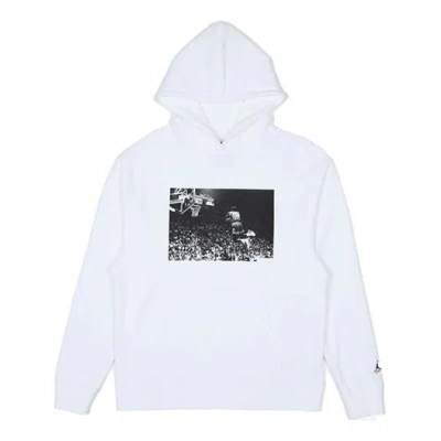 Air Jordan X Union La Printing Photo Graphic Hoodie Asia Sizing 'white'