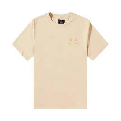 Pre-owned Air Jordan X Union La Tee 'white Onyx' In Cream