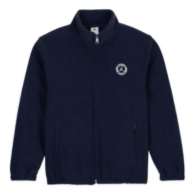 Air Jordan X Union Logo Jacket 'black' In Blue