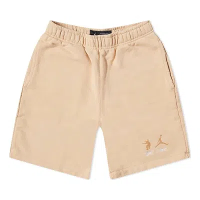 Air Jordan X Union M J Flc Shorts 'white Onyx' In Neutral