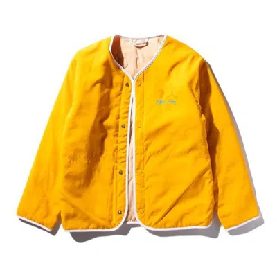 Air Jordan X Union M J Liner Jacket 'sport Gold/white Onyx' In Yellow