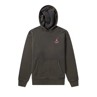 Pre-owned Air Jordan X Union Nrg Vault Aj Flight Hoodie 'black'