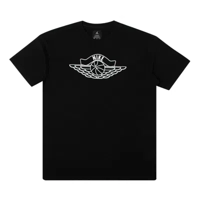 Pre-owned Air Jordan X Union Nrg Vault Aj Flight Nike X Wings Tee 'black' | Men's Size M