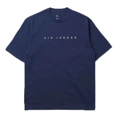 Air Jordan X Union T-shirt 'navy Blue'