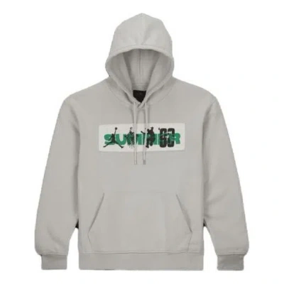 Air Jordan X Union X Bephies Beauty Supply Fleece Hoodies 'grey Fog' In Gray