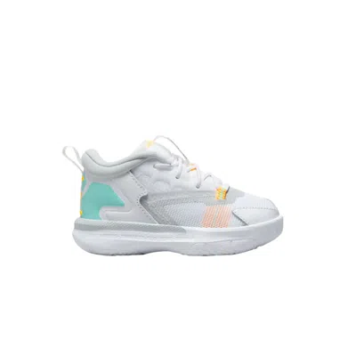 Pre-owned Air Jordan Zion 1 Td 'white Dynamic Turquoise' | Infant Size 10