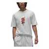 Air Jordan Zion Logo T-shirt Asia Sizing 'photon Dust' In Gray