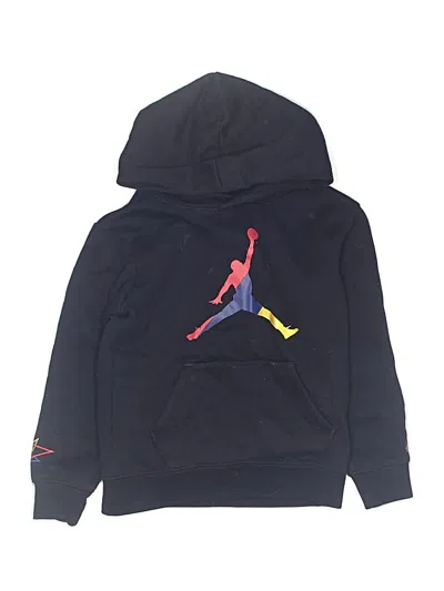 Pre-owned Air Jordan Kids' Zip Up Hoodie In Black