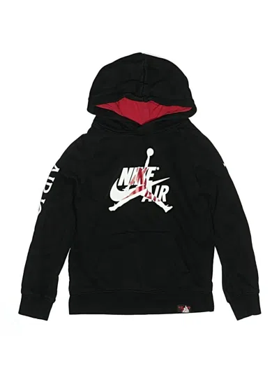Pre-owned Air Jordan Kids' Zip Up Hoodie In Black