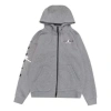 Air Jordan Zipper Hoodie Men's Grey In Gray