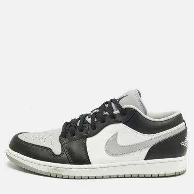 Pre-owned Air Jordans Multicolor Leather Jordan 1 Low Shadow Sneakers Size 45.5