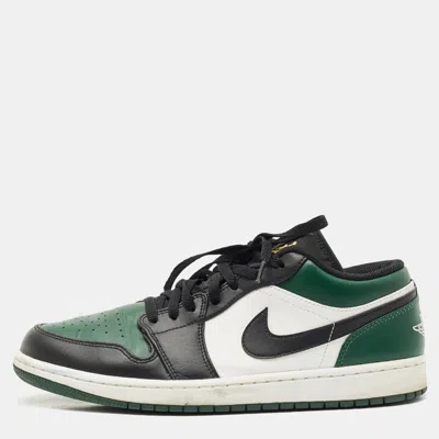 Pre-owned Air Jordans Multicolor Leather Jordan 1 Low Sneakers Size 45
