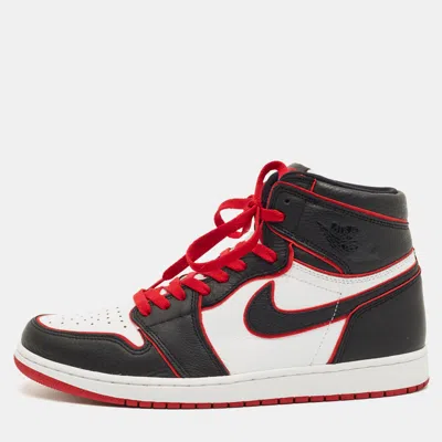 Pre-owned Air Jordans Multicolor Leather Jordan 1 Retro High Bloodline Sneakers Size 45.5