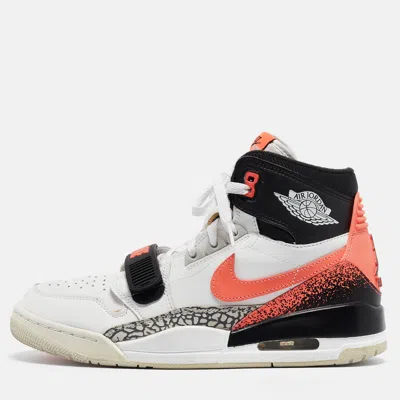 Pre-owned Air Jordans Multicolor Leather Jordan Legacy 312 Tech Challenge 2 Hot Lava Sneakers Size 43