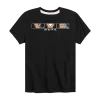 Air Waves Little & Big Kid Boys Crew Neck Short Sleeve Regular Fit Avatar-the Last Airbender Graphic T-shirt In Black