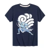 Air Waves Little & Big Kid Boys Crew Neck Short Sleeve Regular Fit Avatar-the Last Airbender Graphic T-shirt In Blue