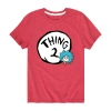 Air Waves Little & Big Kid Boys Crew Neck Short Sleeve Regular Fit Dr. Seuss Graphic T-shirt In Red