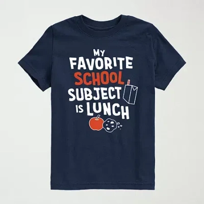 Air Waves Little & Big Kid Boys Crew Neck Short Sleeve Regular Fit Graphic T-shirt In Blue