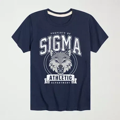 Air Waves Little & Big Kid Boys Crew Neck Short Sleeve Regular Fit Graphic T-shirt In Blue
