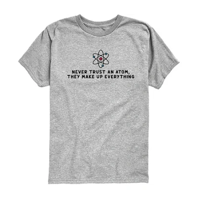 Air Waves Little & Big Kid Boys Crew Neck Short Sleeve Regular Fit Graphic T-shirt In Gray