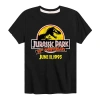 Air Waves Little & Big Kid Boys Crew Neck Short Sleeve Regular Fit Jurassic World Graphic T-shirt In Multi