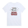 Air Waves Little & Big Kid Boys Crew Neck Short Sleeve Regular Fit Star Wars Graphic T-shirt In White