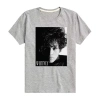 Air Waves Little & Big Kid Boys Crew Neck Short Sleeve Regular Fit Whitney Houston Graphic T-shirt In Gray