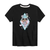 Air Waves Little & Big Kid Girls Crew Neck Short Sleeve Regular Fit Lol Graphic T-shirt In Black