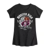 Air Waves Little & Big Kid Girls Crew Neck Short Sleeve Regular Fit Monsters High Graphic T-shirt In Black