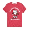 Air Waves Snoopy Little & Big Kid Boys Crew Neck Short Sleeve Regular Fit Peanuts Graphic T-shirt In Red