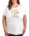 AIR WAVES TRENDY PLUS SIZE GILMORE GIRLS GRAPHIC T-SHIRT