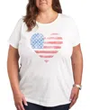 Air Waves Trendy Plus Size Coca Cola Graphic T-shirt In White