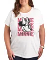 Air Waves Trendy Plus Size Graphic T-shirt In White