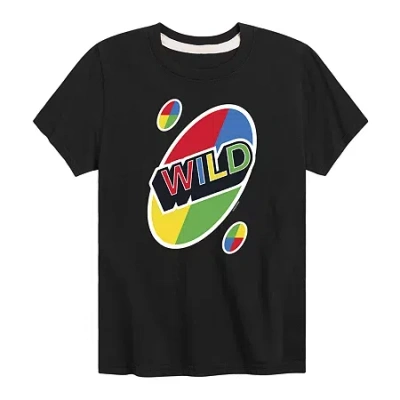 Air Waves Uno Little & Big Kid Boys Crew Neck Short Sleeve Regular Fit Graphic T-shirt In Multi