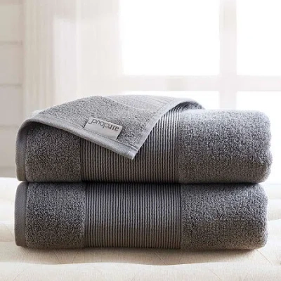 Aircloud 2-pc. Bath Sheet Set In Black