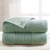 Aircloud 2-pc. Bath Sheet Set In Green