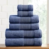 Aircloud 6-pc. Quick Dry Solid Bath Towel Set In Blue