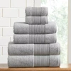 Aircloud 6-pc. Quick Dry Solid Bath Towel Set In Gray