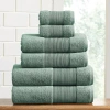Aircloud 6-pc. Quick Dry Solid Bath Towel Set In Green