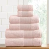 Aircloud 6-pc. Quick Dry Solid Bath Towel Set In Pink