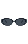 Aire Affinity 52mm Oval Sunglasses In Black 2