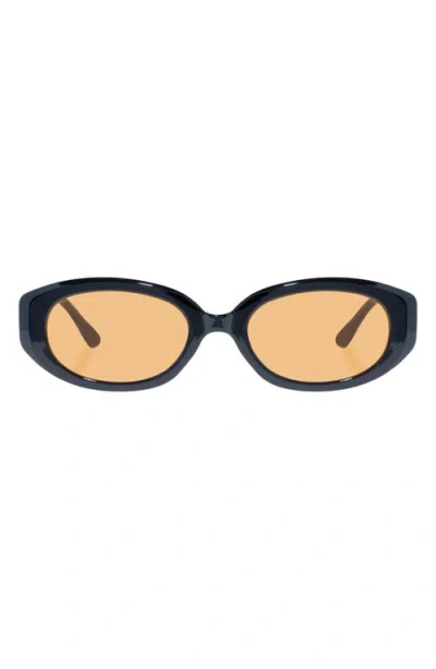 Aire Affinity 52mm Oval Sunglasses In Black