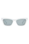 Aire Amplitude 52mm Cat Eye Sunglasses In Gray