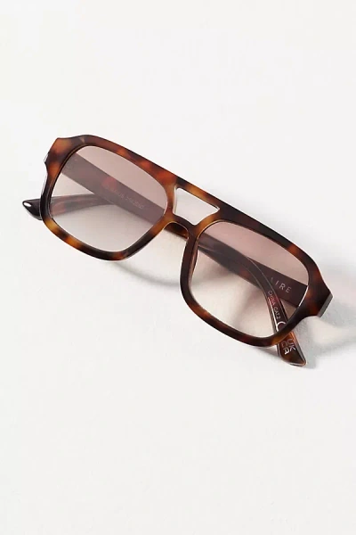 Aire Aquarius Aviator Sunglasses In Brown